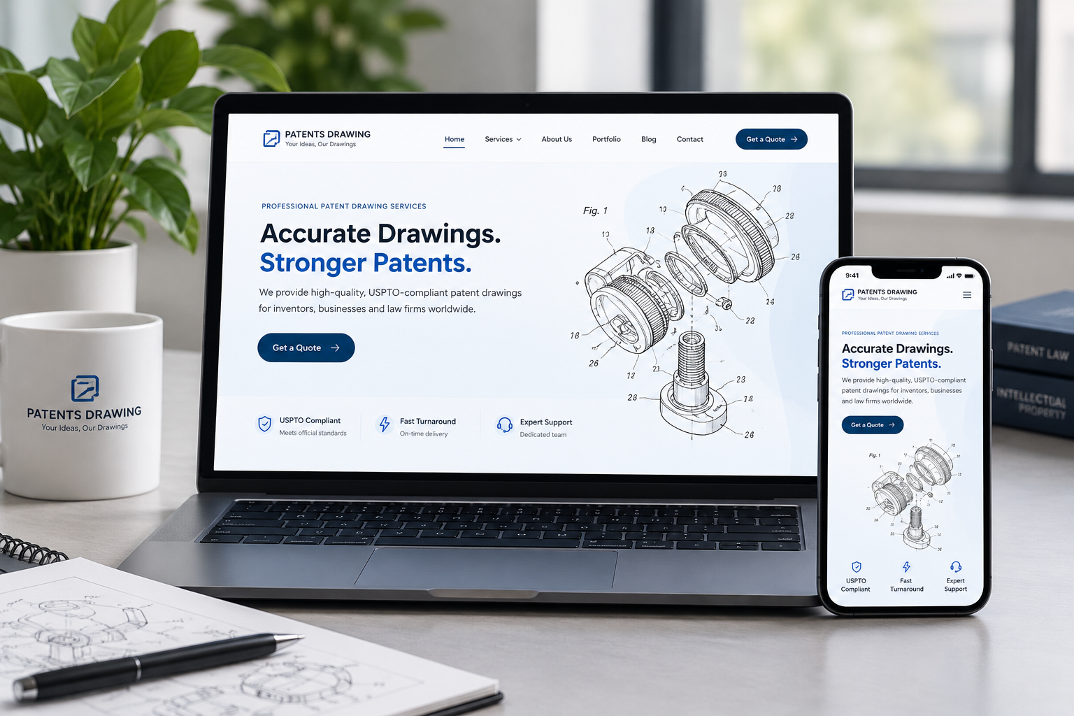 Patents Drawing website